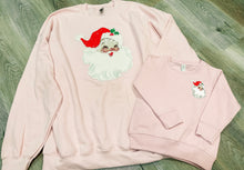 Load image into Gallery viewer, Santa Chenille Patch Sweatshirt PRE-ORDER
